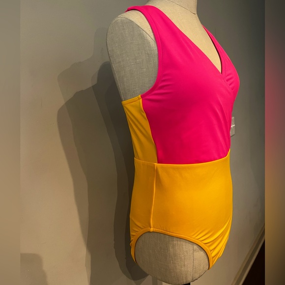 J. Crew Color Block Swimsuit - Picture 2 of 5